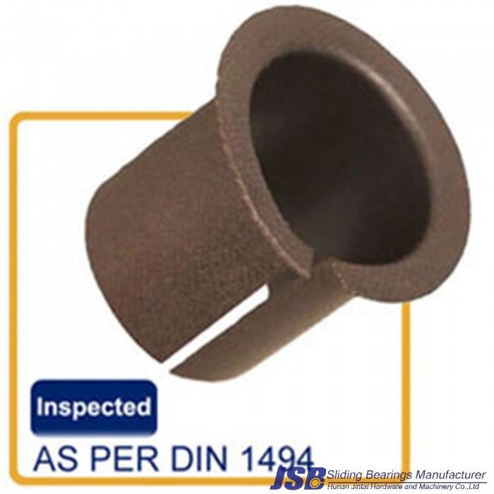 Metal mesh with PTFE bushing,strip and shaft fit tolerance standard  when the spherical shape bronze sleeve bearing inside di
