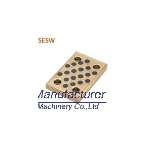 SESW SESWT oilless slide plate, bronze wear plate