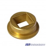 Platz angeflanschten Sinterbronzebuchse , quadratische Buchse