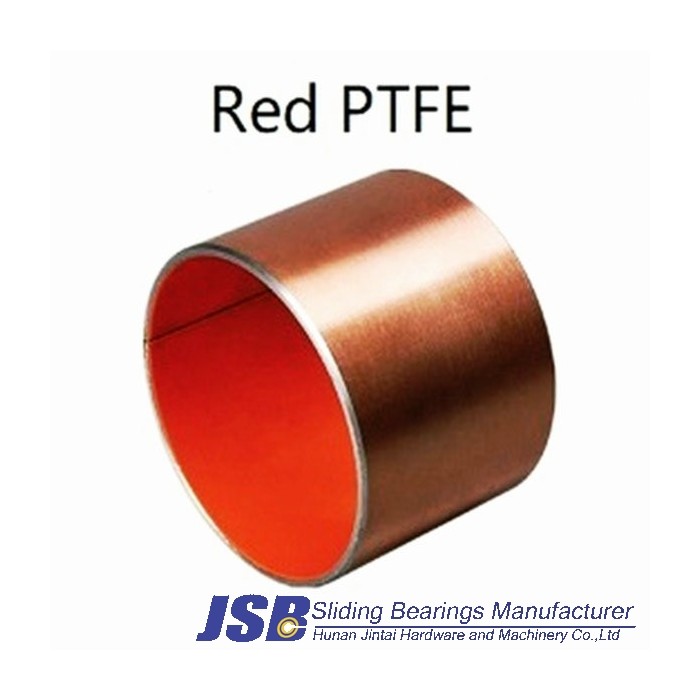 Red PTFE SF-1 DU Oilless composite Sliding Self Lubricating Bearing Bushing