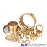 FB090 copper alloy bronze CuSn8 guide component bearing, brass rail sleeve bushing flange