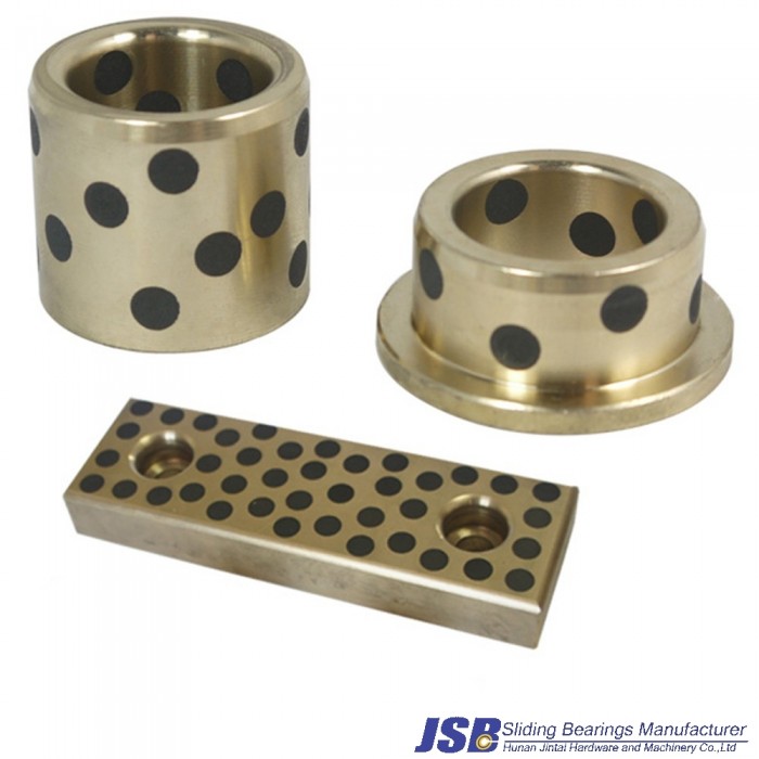 Oilless Bronze. Milled, drilled and plugged graphited parts. Spectrum Machine offers specialized graphite impregnated products f