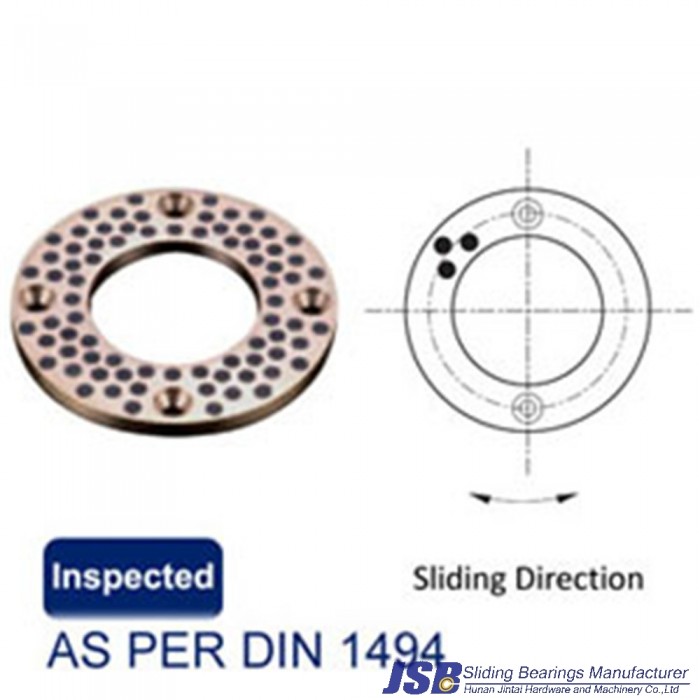 JWB bronze washers with graphite dots